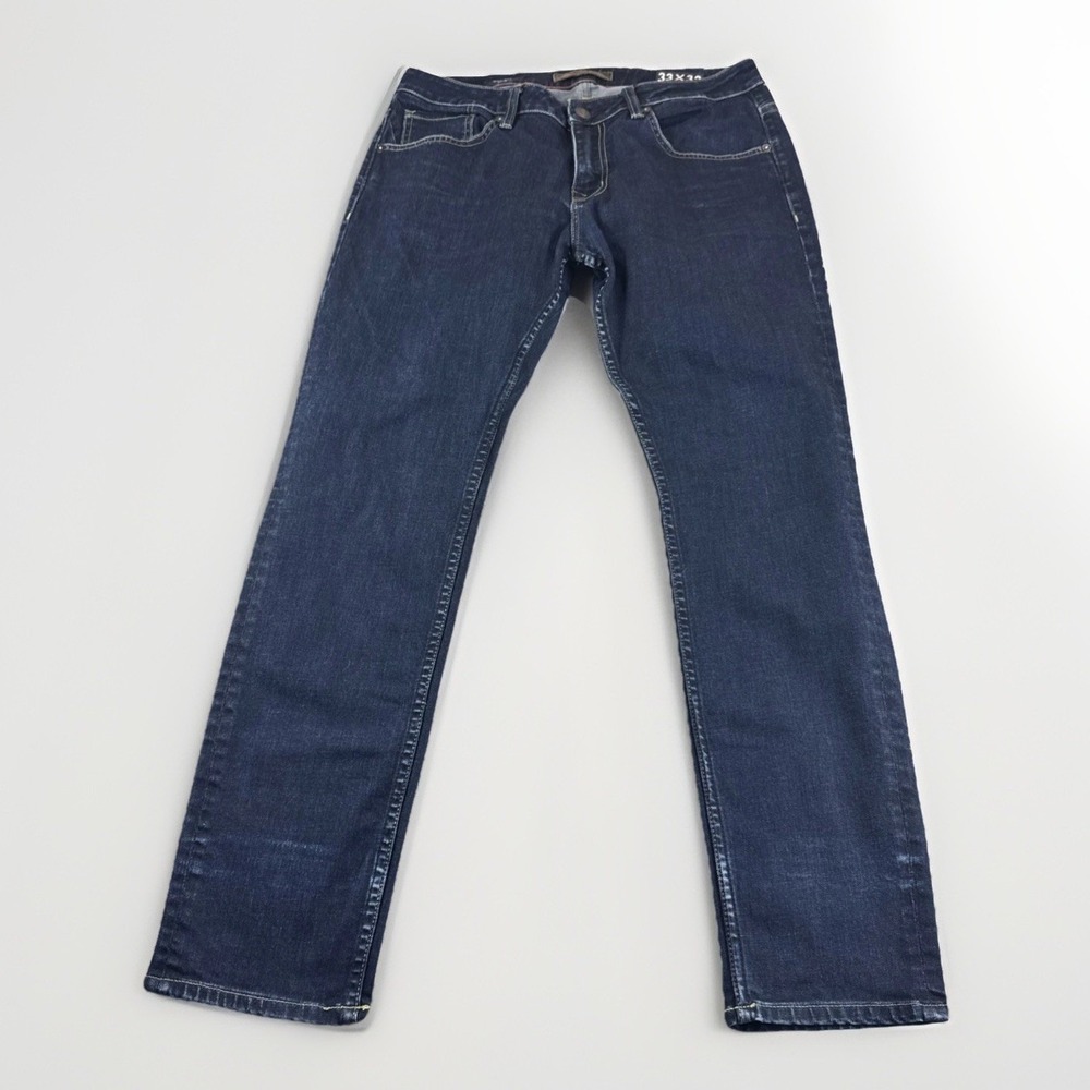 Vigoss Mick 330 Jeans Mens 33x32 Slim Fit Blue Denim Pants Stretch Medium Wash